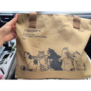 The Go Anywhere Tote, for Work And Errands, Durable Zippered Canvas, Large Classic Shoulder Bag